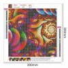 Abstract Flowers - Full Round Diamond Painting(30*30cm)