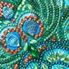 Green Flower - Crystal Rhinestone Diamond Painting