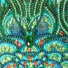 Green Flower - Crystal Rhinestone Diamond Painting