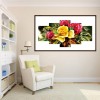 5pcs/set Flowers - Full Round Diamond Painting(95*45cm)