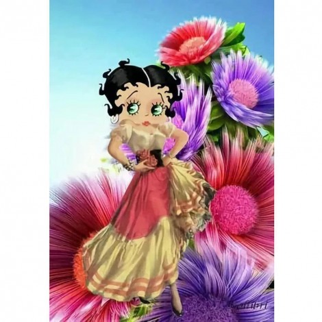 Betty Boop - Full Round Diamond Painting