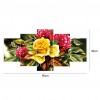 5pcs/set Flowers - Full Round Diamond Painting(95*45cm)
