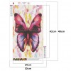 Butterfly - Full Round Diamond Painting(30*48cm)