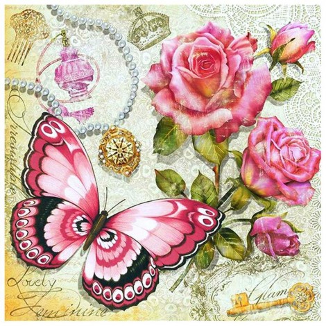 Flower - Full Round Diamond Painting