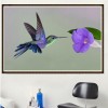 Bird Flower  - Partial Round Diamond Painting