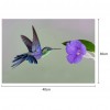 Bird Flower  - Partial Round Diamond Painting