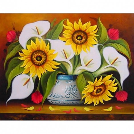 Sunflower - Full Round Diamond Painting