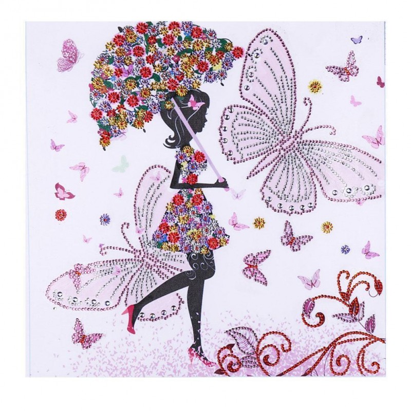 Girl Flower Umbrella...