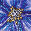 Blue Flower - Crystal Rhinestone Diamond Painting