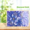 Blue Flower - Crystal Rhinestone Diamond Painting