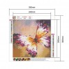 Butterfly - Full Round Diamond Painting