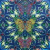 Butterfly Flower- Partial Round Diamond Painting