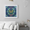 Butterfly Flower- Partial Round Diamond Painting