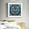 Butterfly Flower- Partial Round Diamond Painting