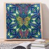 Butterfly Flower- Partial Round Diamond Painting
