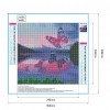 Butterfly Lake  - Full Round Diamond Painting