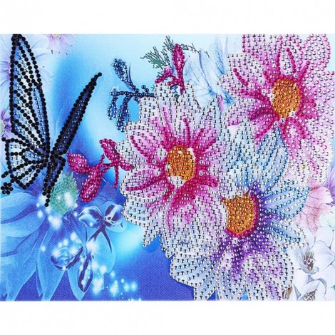 Flower - Crystal Rhinestone Diamond Painting
