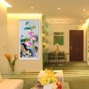 Lotus - Partial Round Diamond Painting(32*57cm)