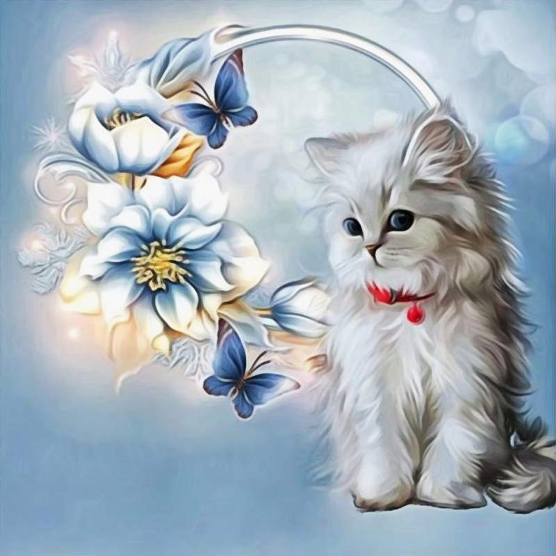 Cat Flowers - Partia...