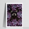 Raccoon Flower - Full Round Diamond Painting