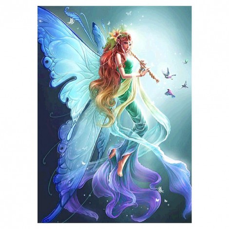 Butterfly Beauty - Full Round Diamond Painting