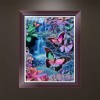 Butterfly Waterfall - Partial Round Diamond Painting