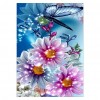 Butterfly Flower - Full Round Diamond Painting