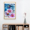 Butterfly Flower - Full Round Diamond Painting