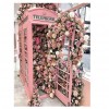 Flowers Telephone Booth - Full Round Diamond Painting