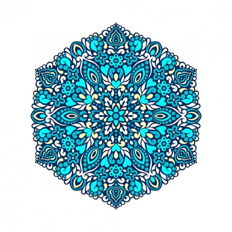 Mandala Datura Tree- Full Round Diamond Painting