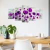 5pcs/set Flower -Full Round Diamond Painting (95*45cm)