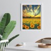 Sunflower-  Full Round Diamond Painting