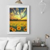 Sunflower-  Full Round Diamond Painting
