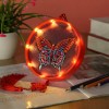 DIY Diamond Painting LED Hanging Light Ornaments Lamp (Butterfly)
