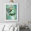 Butterfly Rose-Full Round Diamond Painting