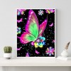Butterfly Flower -  Full Round Diamond Painting