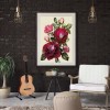 Red Rose- Full Round Diamond Painting