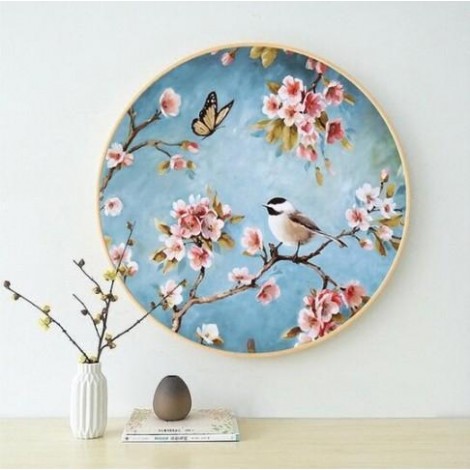 Bird - Full Round Diamond Painting(40*40cm)