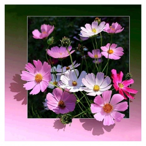 Flowers - Full Round Diamond Painting