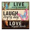Letter Butterfly - Full Round Diamond Painting(30*30cm)