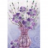 Flowers Vase- Crystal Rhinestone Diamond Painting