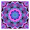 Geometric Flower - Full Round Diamond Painting