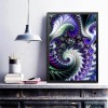 Abstract Flower - Full Round Diamond Painting
