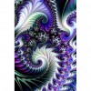 Abstract Flower - Full Round Diamond Painting