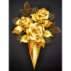 Golden Rose-Full Round Diamond Painting