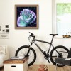 Glitter Blue Rose - Full Round Diamond Painting(30*30cm)