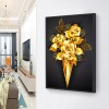 Golden Rose-Full Round Diamond Painting