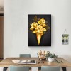 Golden Rose-Full Round Diamond Painting