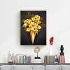 Golden Rose-Full Round Diamond Painting