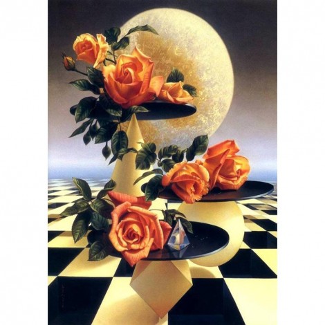 Flower - Full Round Diamond Painting